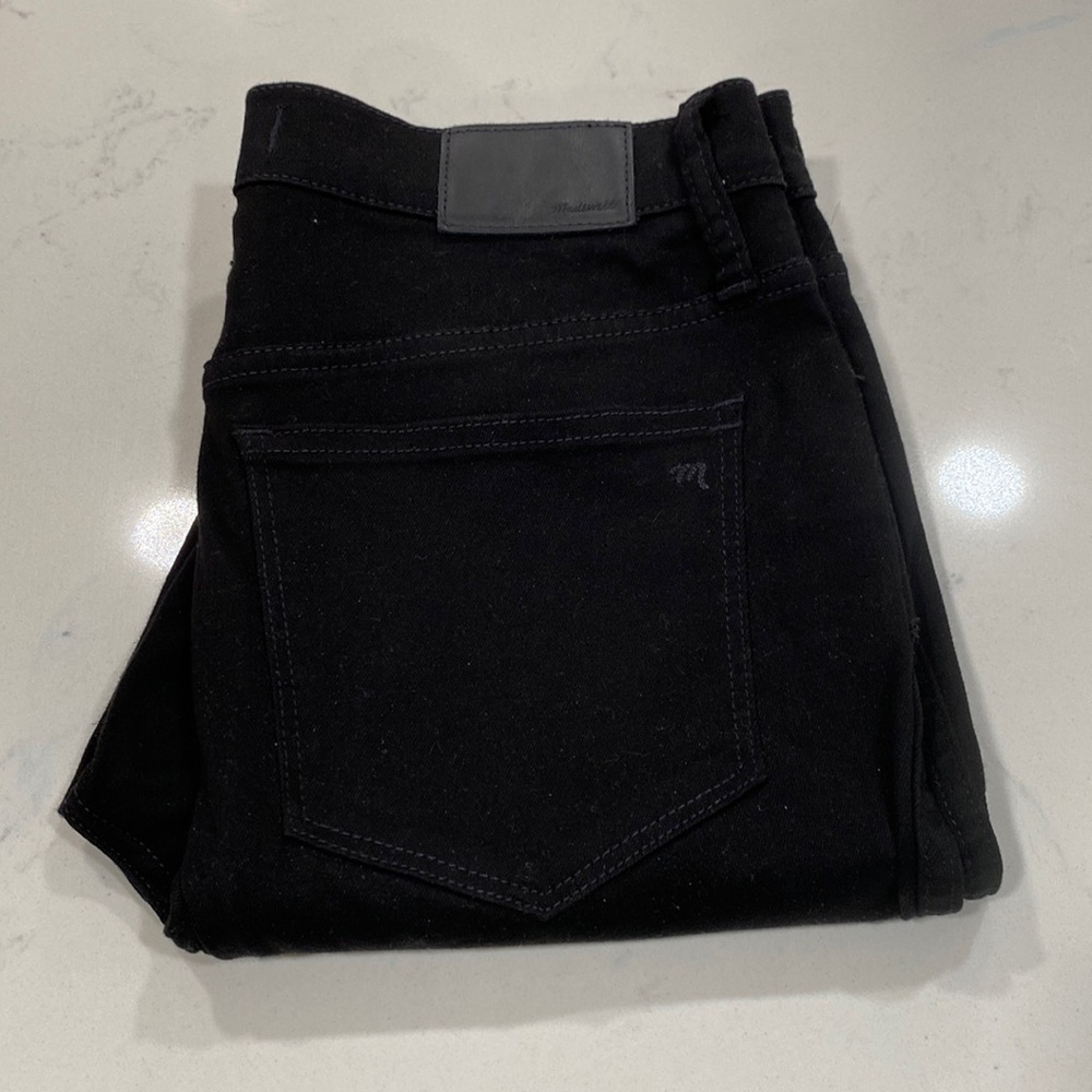 Madewell Black 10” Highrise Skinny jeans
